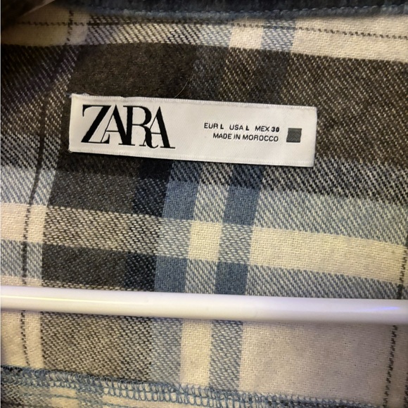 Zara Plaid flannel jacket - Picture 2 of 2